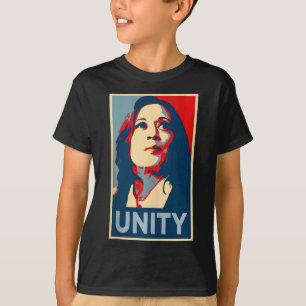 Camiseta Empoderar la unidad Kamala Harris Poster de Espera