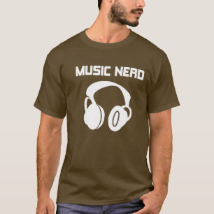 Camiseta empollón de la música