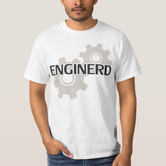 Camiseta Empollón del ingeniero de Enginerd (Anverso)
