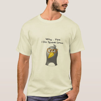 Camiseta Empollón del pingüino de Linux