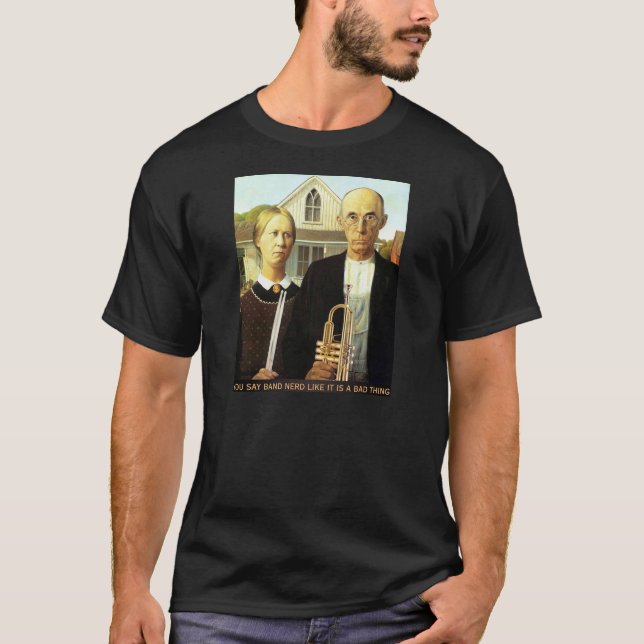 Camiseta Empollones americanos de la banda (Anverso)