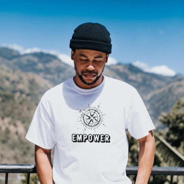 Camiseta EMPOWER 3d diseño de texto (Subido por el creador)