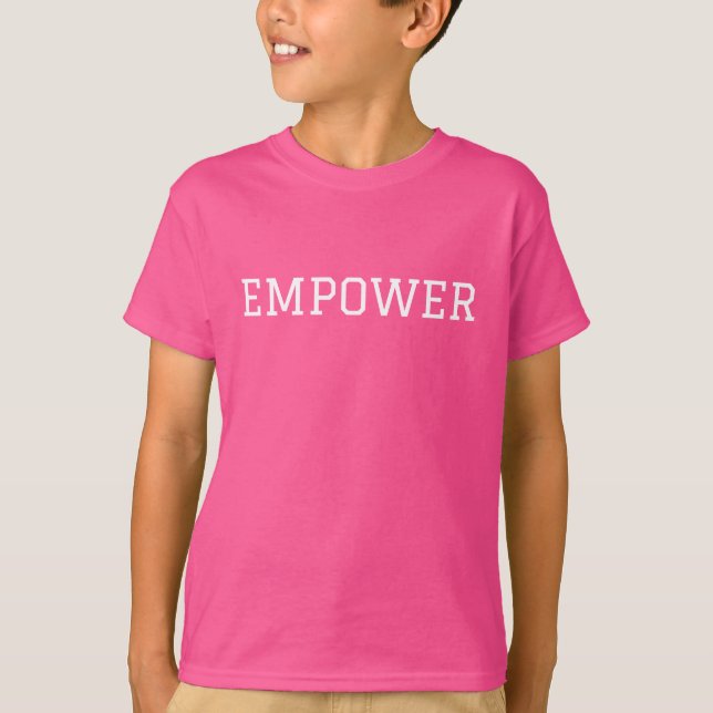 Camiseta EMPOWER: Sueño grande, inspire a otros (Anverso)