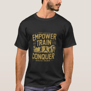 Camiseta Empower Train Conquer Atlético Trainer gimnasio