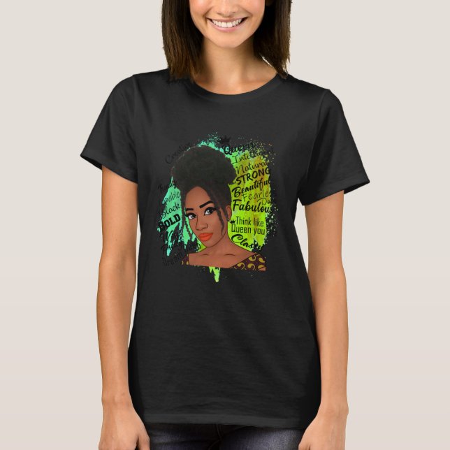 Camiseta Empowered Black Women (Anverso)