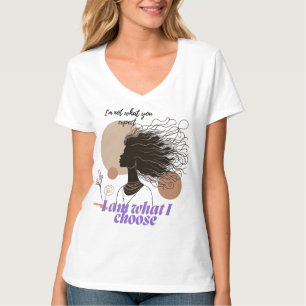Camiseta Empowered Woman Boho Art – I Am What I Choose