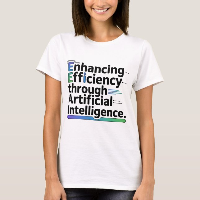 Camiseta "Empowering AI Efficiency T-Shirt | Tech Team (Anverso)