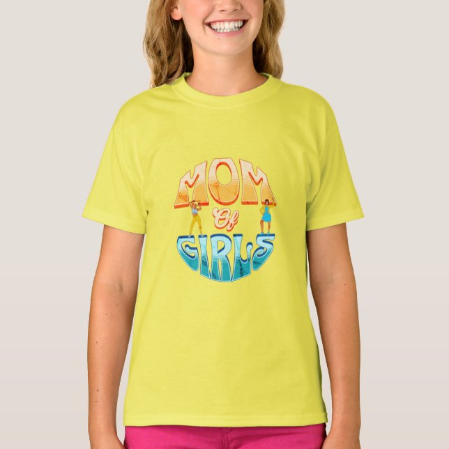 Camiseta "Empowering Girls Everywhere: Mom of Girls Dance T (Anverso)