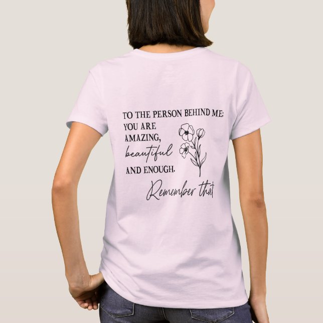 Camiseta Empowerment Tee: Tú importas Front & Back Inspirat (Reverso)