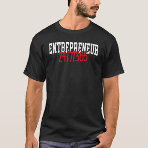 Camiseta Emprendedor 24 7 365  Director Gerente Motivaciona