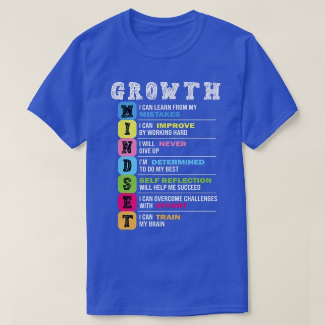 Camiseta Emprendedor de la motivación cerebral del aula de  (Diseño del anverso)