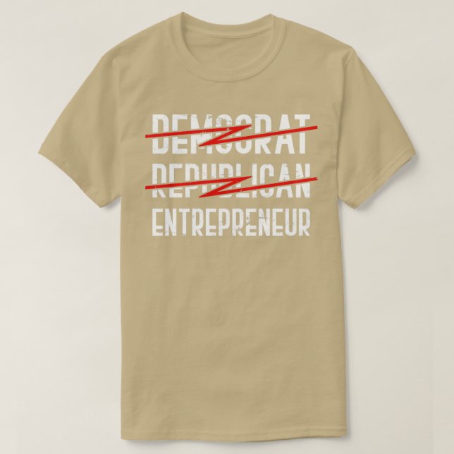 Camiseta Emprendedor del capitalismo (Diseño del anverso)