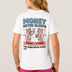 Camiseta Emprendedora Girl Boss - Regalo de gato de dinero