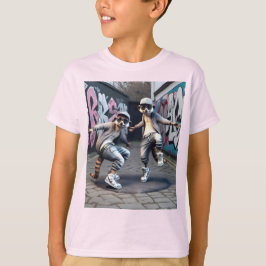 Camiseta Emprendedores en zapatillas blancas