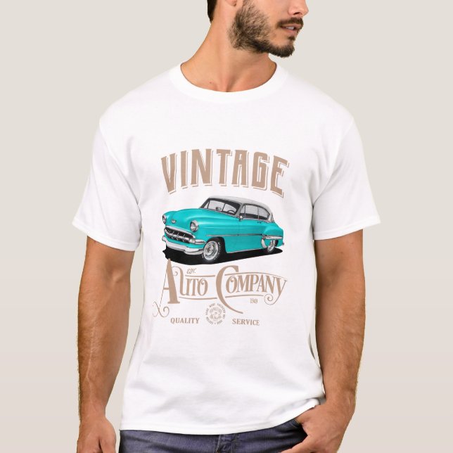 Camiseta empresa automotriz vintage (Anverso)