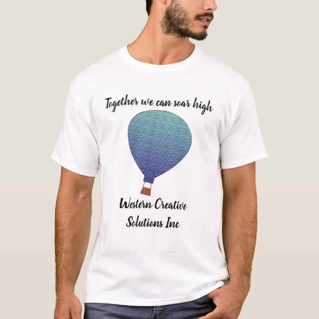 Camiseta Empresa de Motivación de Globos de Aire Caliente d (Anverso)