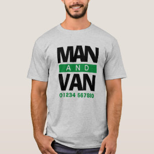 Camiseta Empresa de Mudanzas, Mensajero o Conductor de Furg