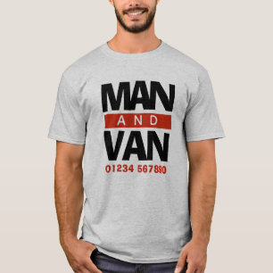 Camiseta Empresa de Mudanzas, Mensajero o Conductor de Furg