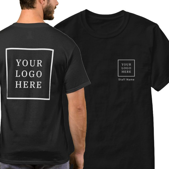 Camiseta Empresa de nombres de personal con logotipo comerc (Subido por el creador)