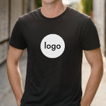 Camiseta Empresa de Personalizados de logotipos de empresas<br><div class="desc">Camiseta del personal de la empresa Personalizado de logotipos de empresas. Plantilla para el logotipo de la empresa con marca simple personalizado.</div>
