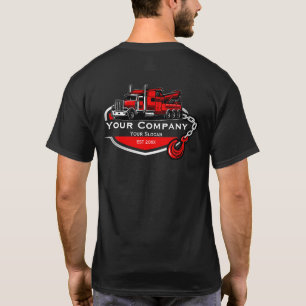 Camiseta Empresa de Remolque Profesional, Servicio de Trans