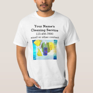 Camiseta Empresa de servicio de limpieza de Personalizados