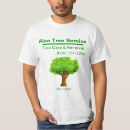 Camiseta Empresa de servicios de árbol