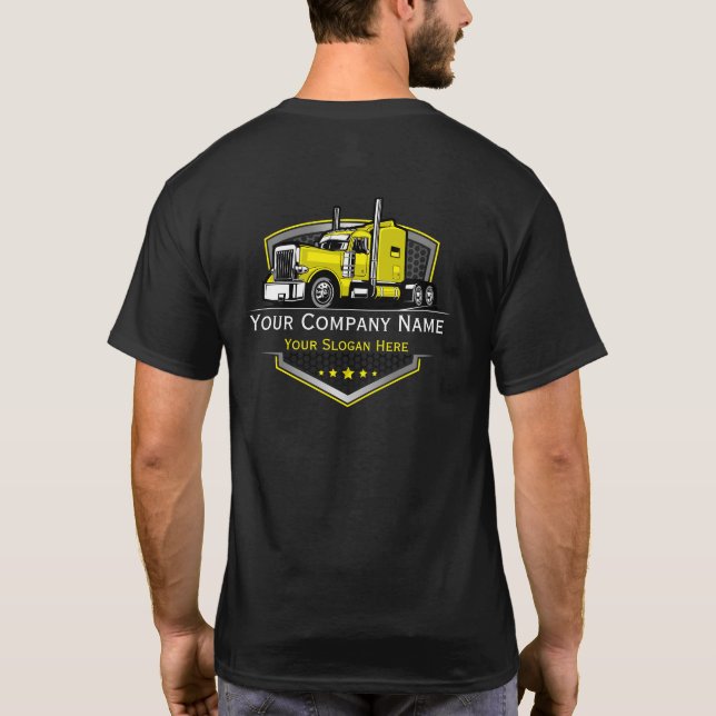 Camiseta Empresa de transporte de automóviles (Reverso)