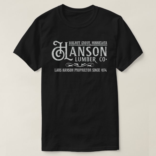 Camiseta Empresa Hanson Lumber de Little House en Pra (Diseño del anverso)