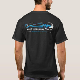Camiseta Empresa profesional de lavado de automóviles con d