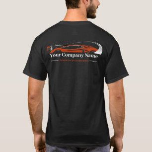 Camiseta Empresa profesional de lavado de automóviles y det