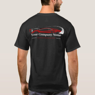 Camiseta Empresa profesional de lavado de autos con detalle