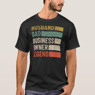 Camiseta Empresario ejecutivo de Black Husband Dad