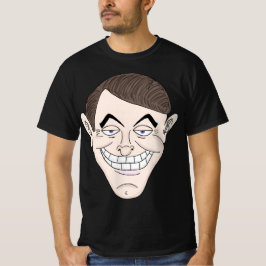 Camiseta empresario espeluznante con orejas de dinero