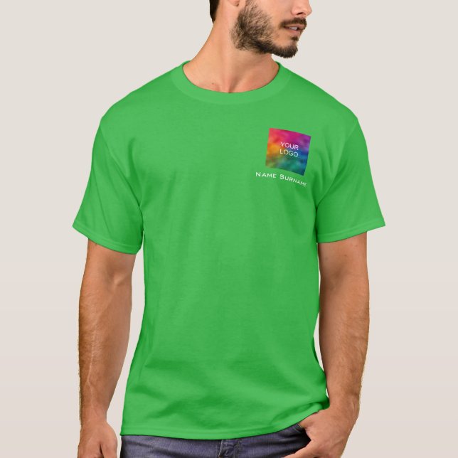 Camiseta Empresarios promocionales de la marca masculina (Anverso)