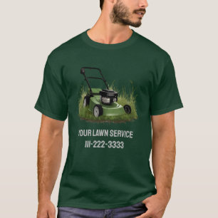 Camiseta Empresas de servicio de paisajismo de cuidado de c
