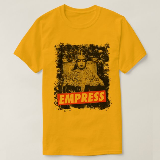 Camiseta Empress of Ethiopia Mother of Ethiopia the nación (Diseño del anverso)