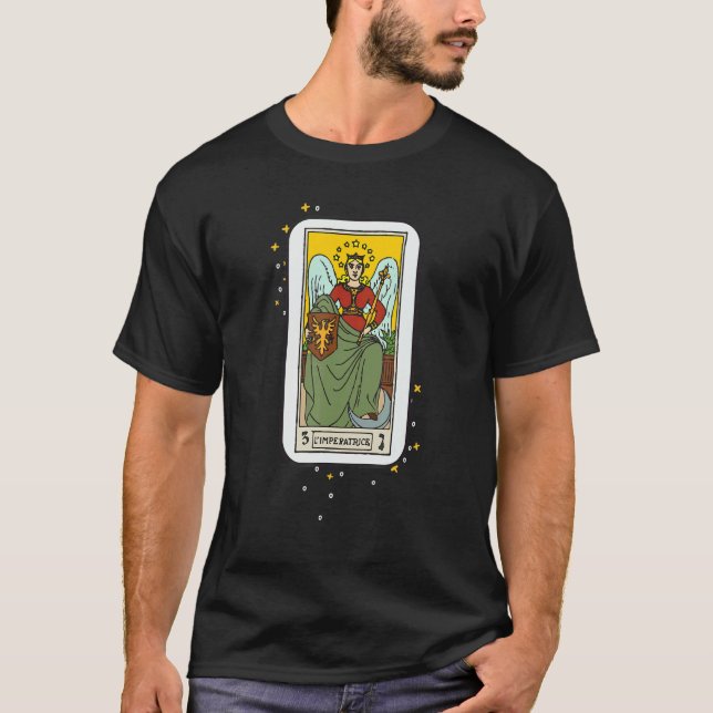 Camiseta Empress Tarot Card Occult Beliefs Divination Magic (Anverso)