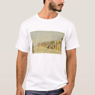 Camiseta Empujando hacia adentro los postes, c.1882 (aceite