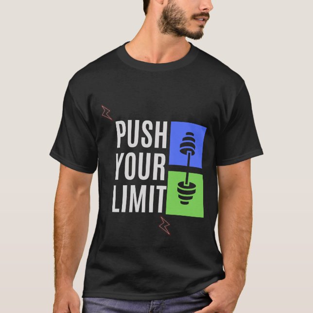Camiseta empujar sus límites (Anverso)