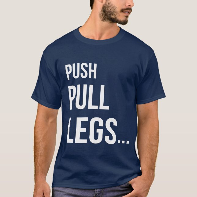 CAMISETA EMPUJAR TIRAR PIERNAS (Anverso)