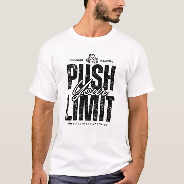Camiseta Empujar tu límite (Anverso)