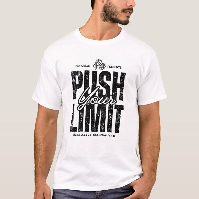Camiseta Empujar tu Tee Límite - Estabilidad Motivacional (Anverso)