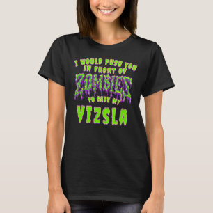 Camiseta Empujarte En Zombies Para Salvar El Beagle Inglés