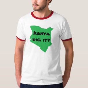 Camiseta ¿Empuje de Kenia él?