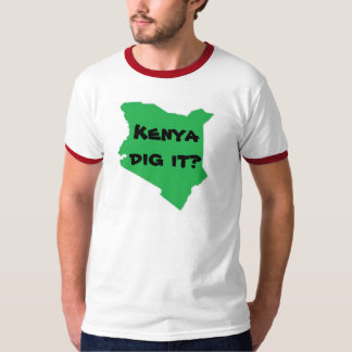 Camiseta ¿Empuje de Kenia él?