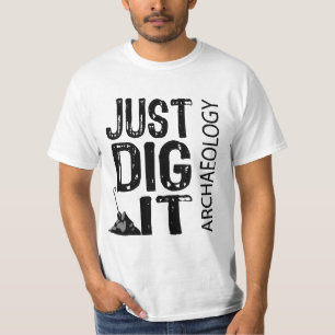 Camiseta Empuje de la arqueología él
