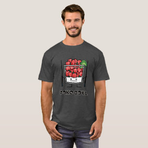 Camiseta Empuje el aku de los palillos de la ensalada de
