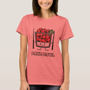 Camiseta Empuje el aku de los palillos de la ensalada de