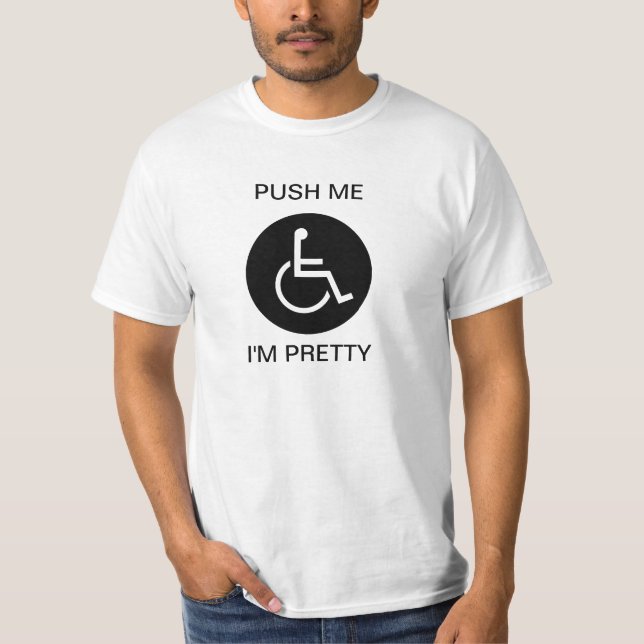 Camiseta Empújeme que soy bonito (Anverso)